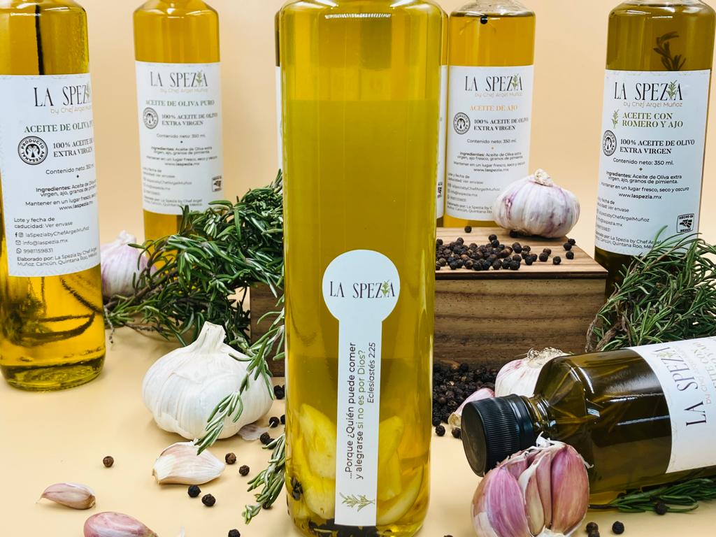 OLIVE OIL WITH GARLIC 350 ml