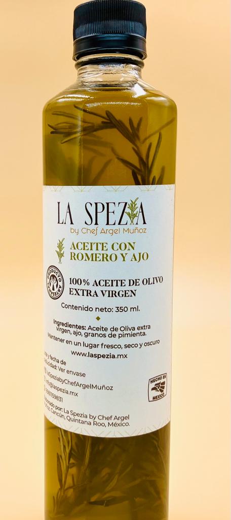 OLIVE OIL WITH GARLIC AND ROSEMARY 350 ml