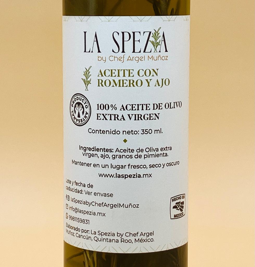 OLIVE OIL WITH GARLIC AND ROSEMARY 350 ml