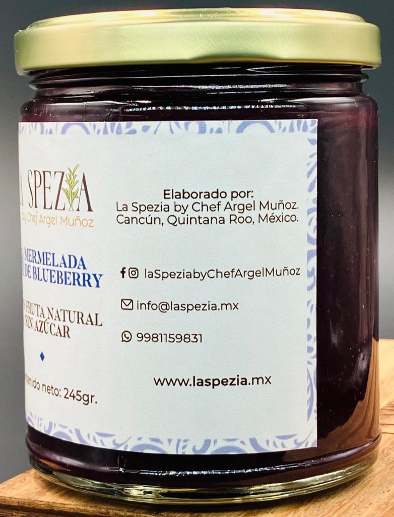 MERMELADA DE BLUEBERRY ORGANICO SIN AZUCAR 245 gr