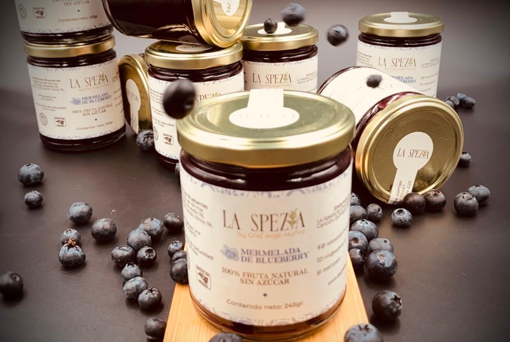 MERMELADA DE BLUEBERRY ORGANICO SIN AZUCAR 245 gr