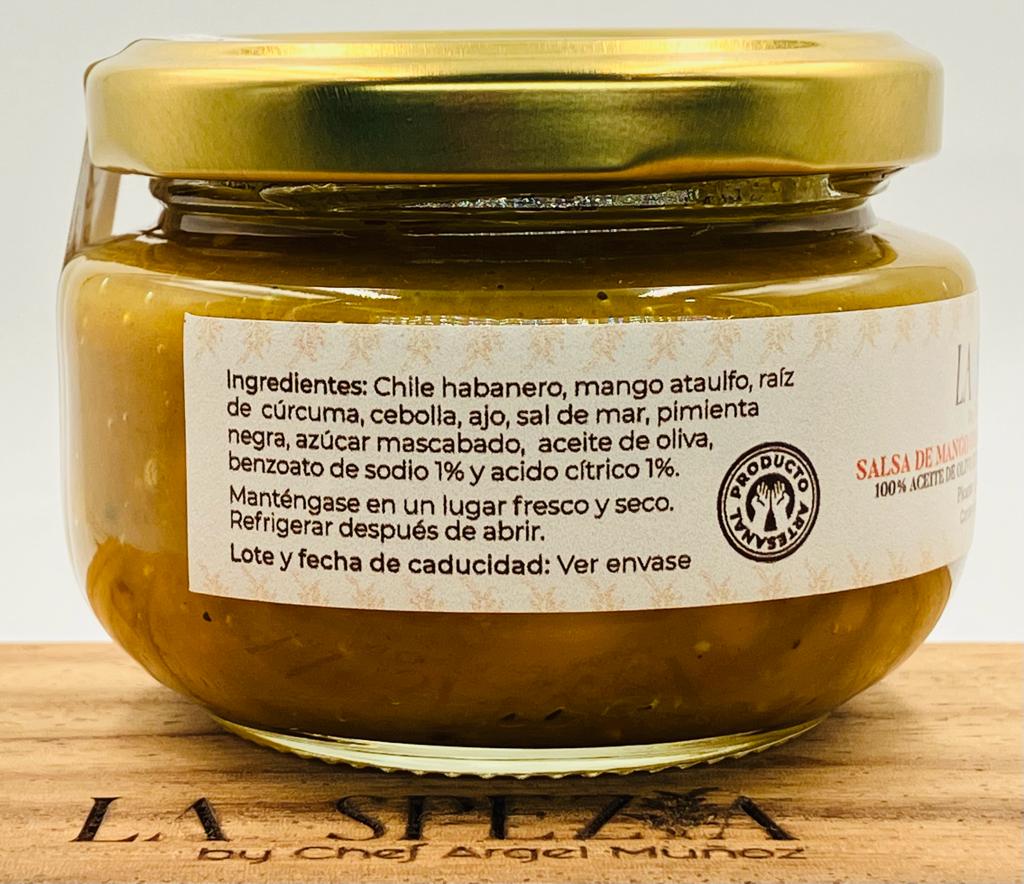 MANGO SAUCE WITH ROASTED HABANERO CHILI 120 gr