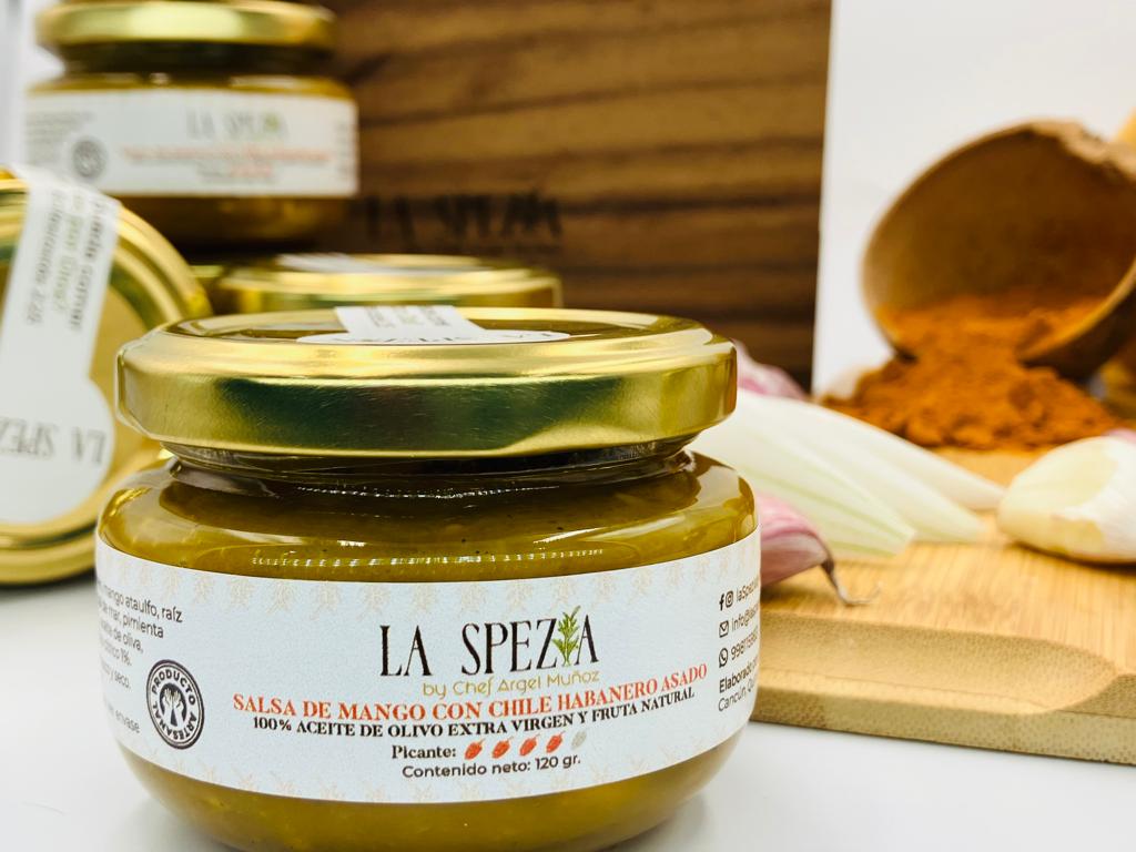 MANGO SAUCE WITH ROASTED HABANERO CHILI 120 gr