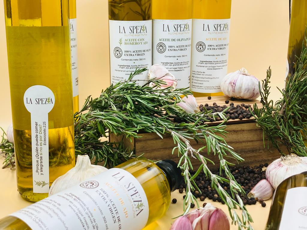 OLIVE OIL WITH GARLIC 350 ml